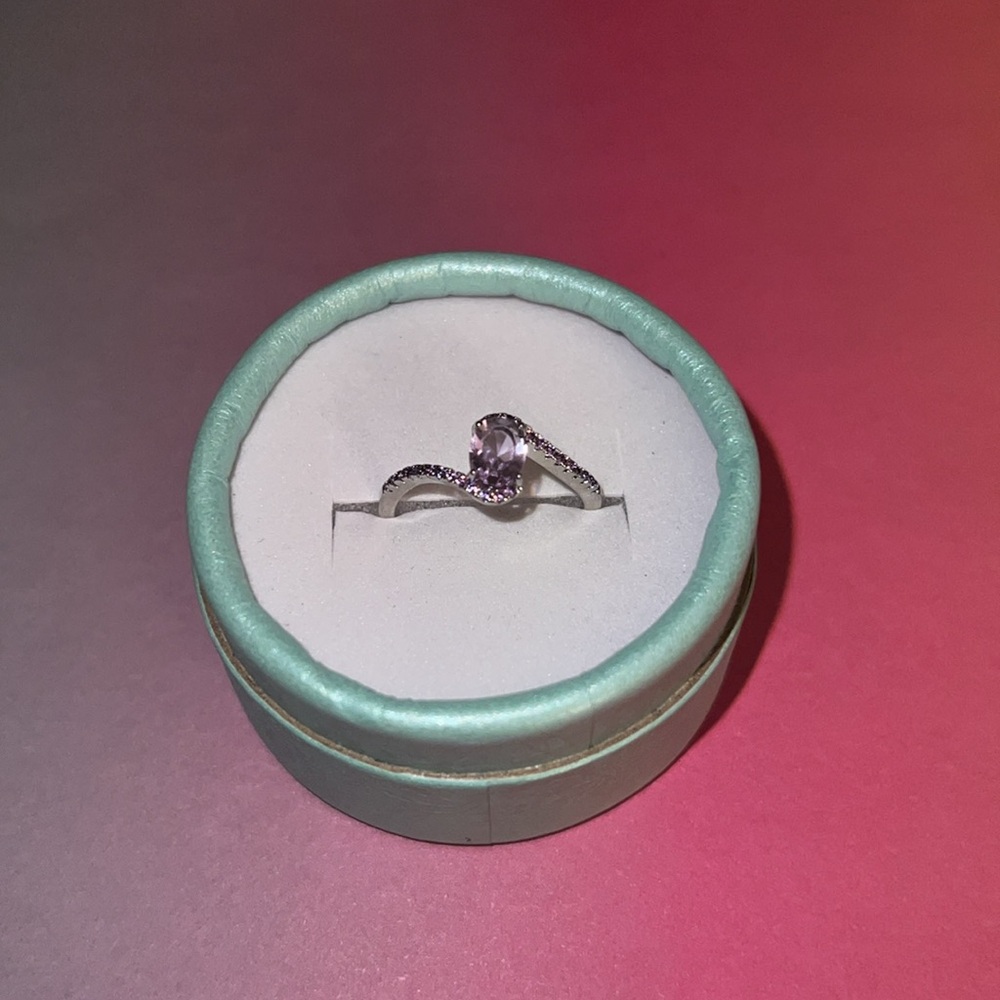RBP 2151 Too Darling Lab Created light Amethyst size 8